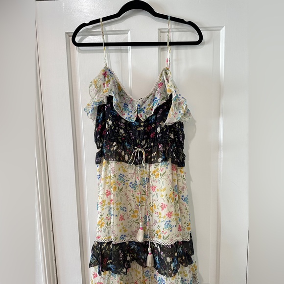 LOVE SAM tiered midi floral dress tassel - Picture 16 of 16